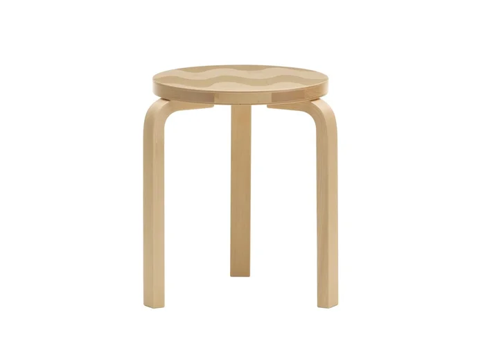 Artek Stool 60 Lokki Hocker – Limitierte Auflage Entworfen von Alvar Aalto