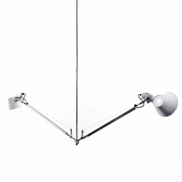 Artemide Tolomeo 2 Bracci Pendelleuchte Aluminium