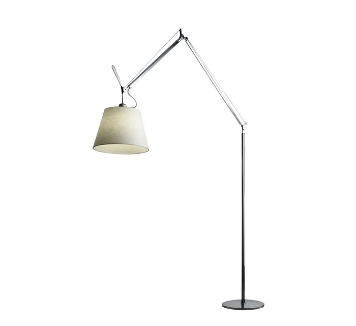 Artemide Tolomeo Mega Pergamena Stehlampe LED Entworfen von De Lucchi-Fassina
