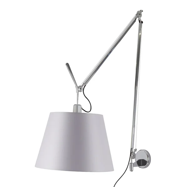 Artemide Tolomeo Mega Wandlampe Satin 42cm mit Dimmer