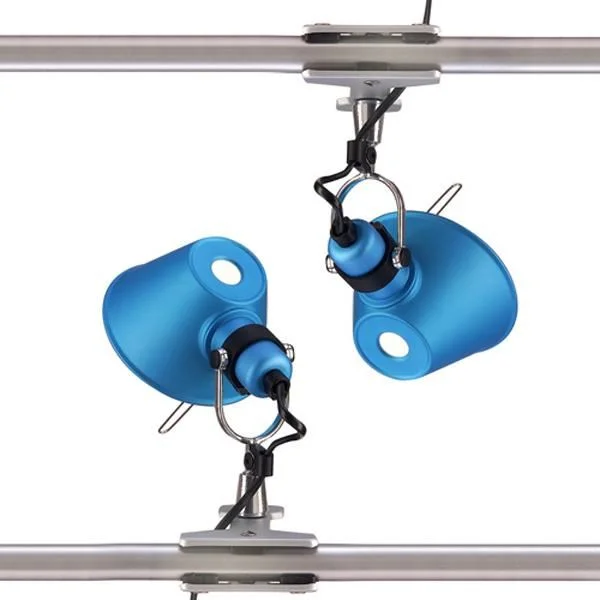 Artemide Tolomeo Micro Pinza Wandlampe Klemme Blau