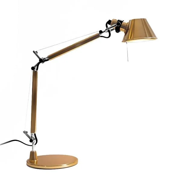 Artemide Tolomeo Micro Tischlampe Gold Limitierte Edition