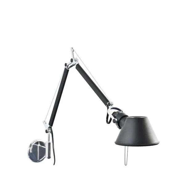 Artemide Tolomeo Micro Wandlampe Schwarz