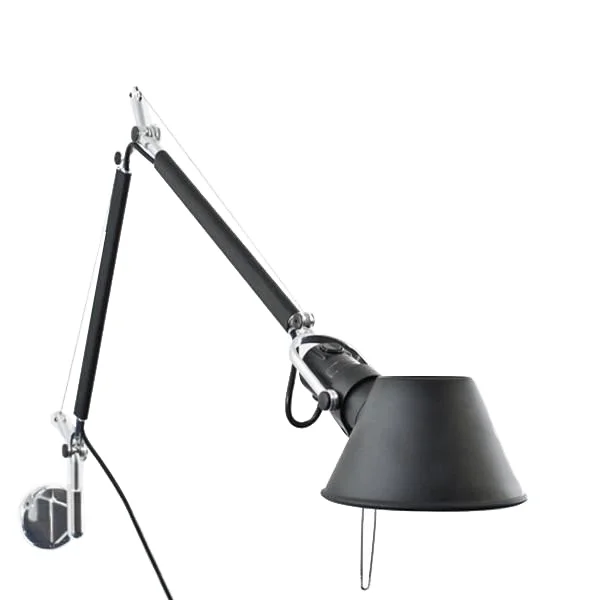 Artemide Tolomeo Mini Wandlampe Schwarz