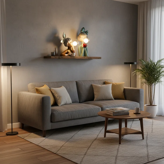 Artisan Sisters Tischleuchte | Handgefertigte Nachttischlampe