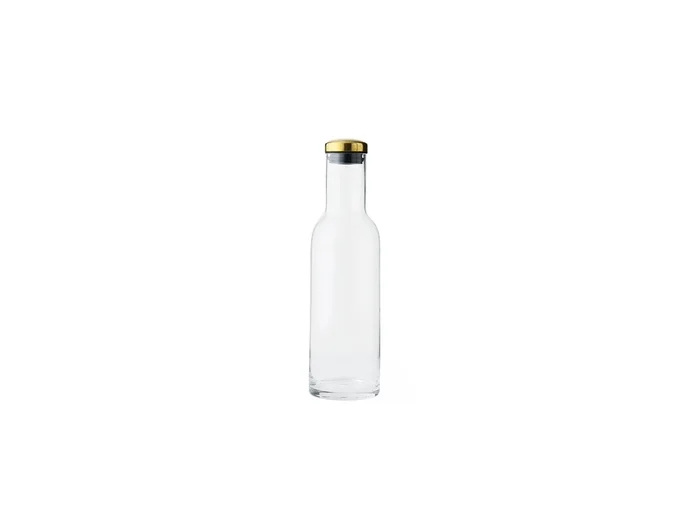 Audo Copenhagen Bottle 1L Karaffe – Transparent/Messing