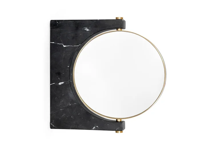 Audo Copenhagen Pepe Marmor-Wandspiegel Entworfen von Studiopepe