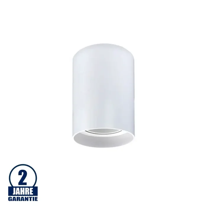 Aufbaurahmen für LED GU10 Kunststoff Rund Weiß