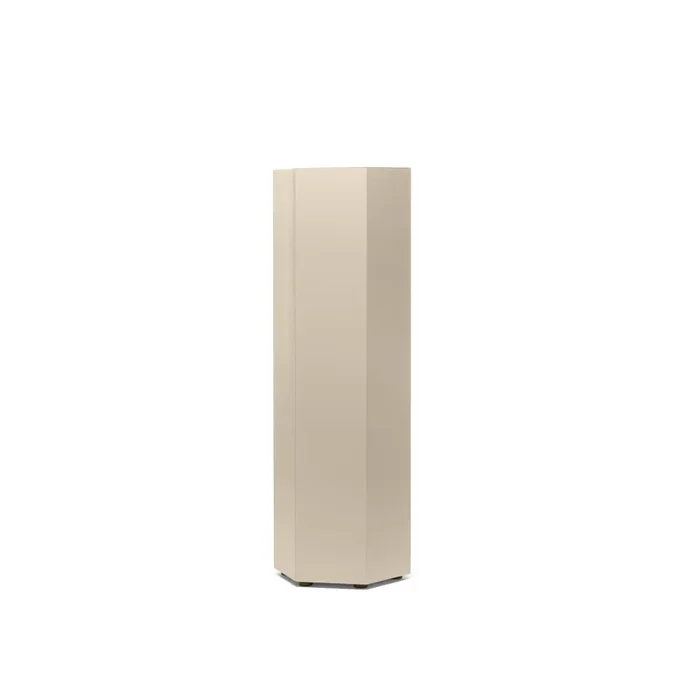 Aufbewahrungseinheit EXAGON von Claudio Bitetti für Mogg – H 160 x B 53 / Beige / Rechte Öffnung