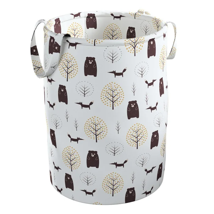 Aufbewahrungskorb Yellow Tipi Zebra [Größe 40×50 cm]