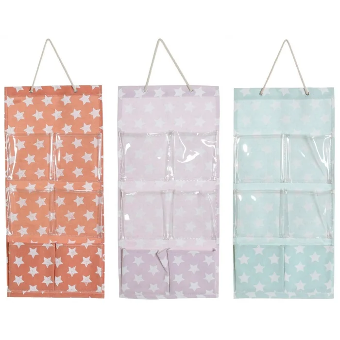 Aufbewahrungstasche Organizer Leinwandanhänger Sterne Genérico [Größe 56×26 cm]