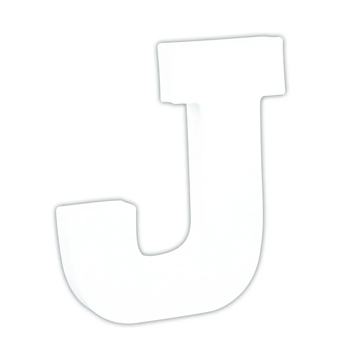 Aufkleber kleine Buchstabe J Décopatch [Größe 1,5×10,5×12 cm]