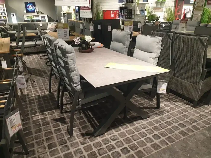 Ausziehtisch-Gruppe „Vancouver/Bondino Black“