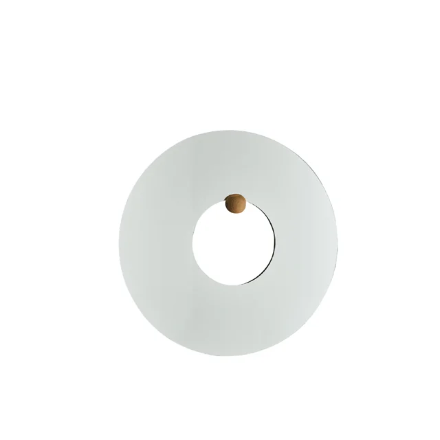 AYTM CASTELLUM Spiegel Ø80 Klar/ Geölte Eiche