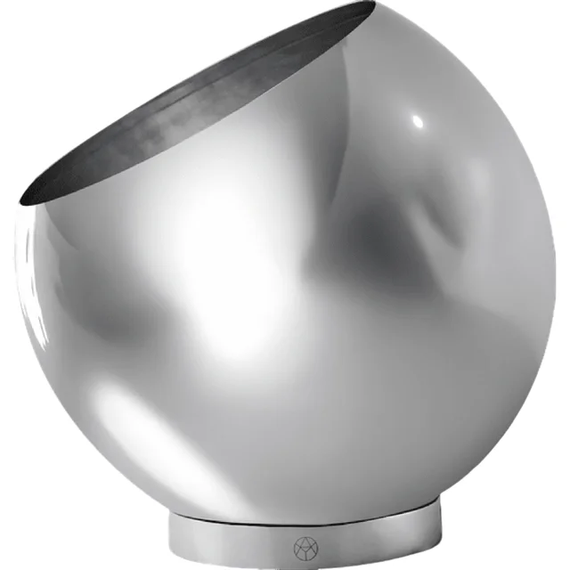 AYTM GLOBE Blumentopf Ø17 Silber