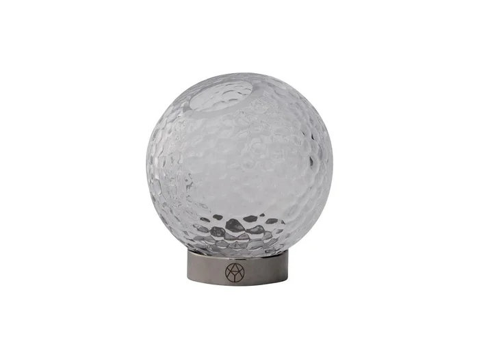 AYTM Globe Bubble Vase mit Ständer – Klar