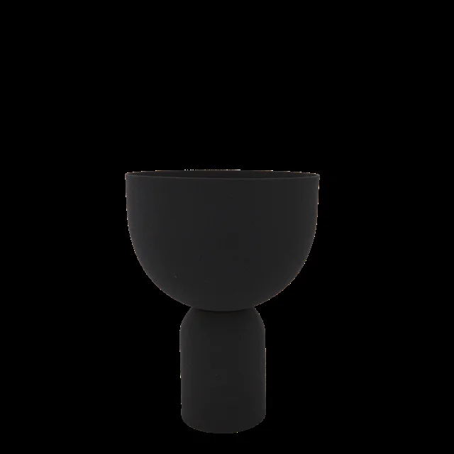 AYTM TORUS Blumentopf 17 cm Schwarz
