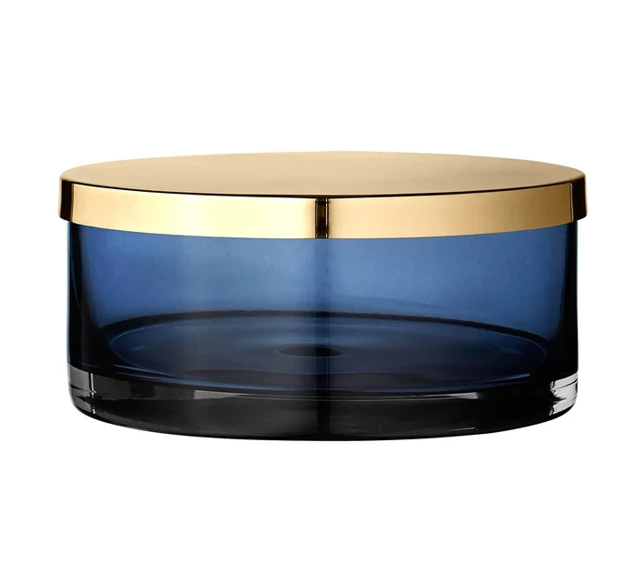 AYTM Tota Dose -Groß- Deckel Marineblau/Messing