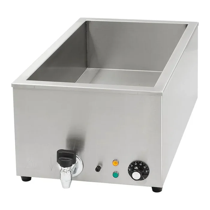 Bain-Marie mit Ablasshahn CATERINA GN 1/1 (200 mm), 590 x 340 x 280 mm (BxTxH)
