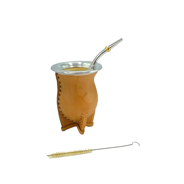 BALIBETOV Handgefertigter Yerba Mate Kürbis Becher