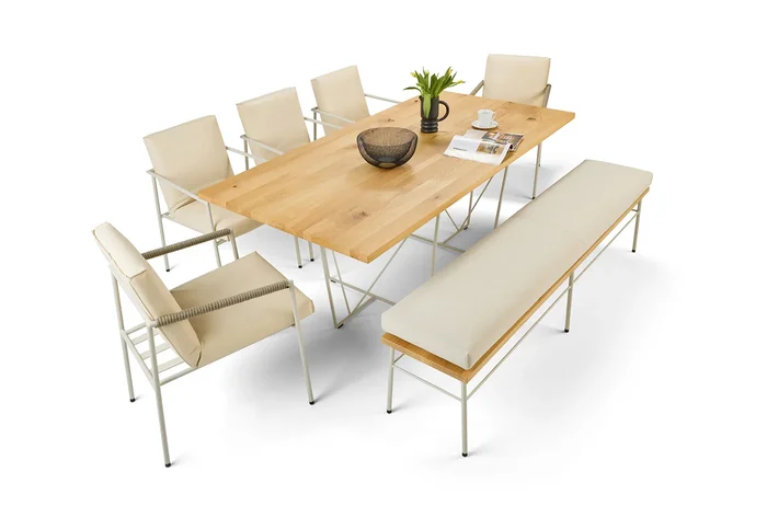 Bank Felicita 2306, mit Stoff-Auflage