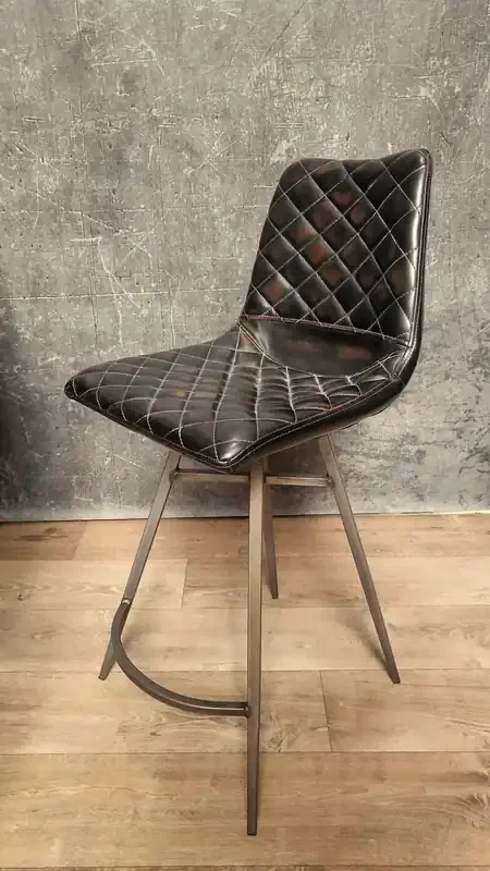 Barstuhl Barhocker Cross Vintage Diamantsteppung