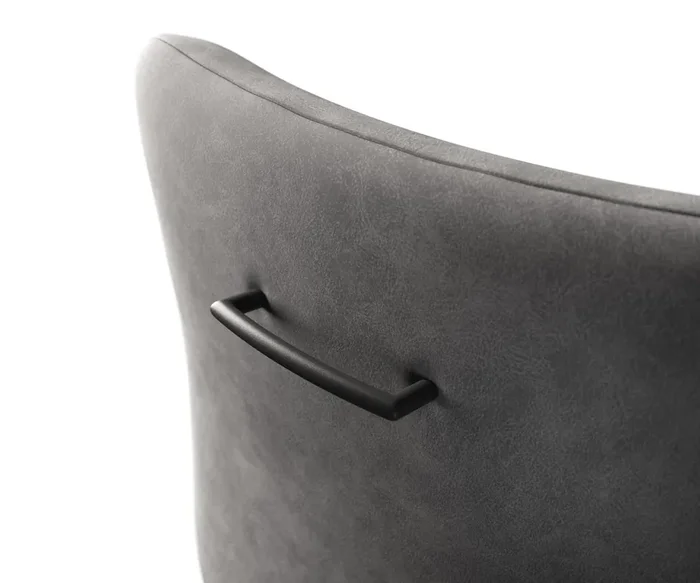 Barstuhlgriff Flex-Rund Metall Schwarz