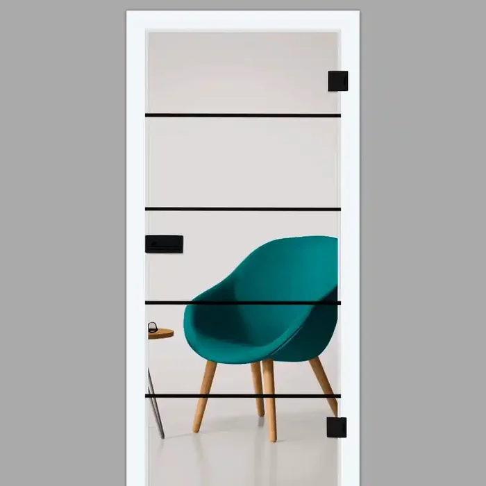 Basic 3 – Ganzglastüren / Glastüren mit Zarge Komplettset – Lofttüren