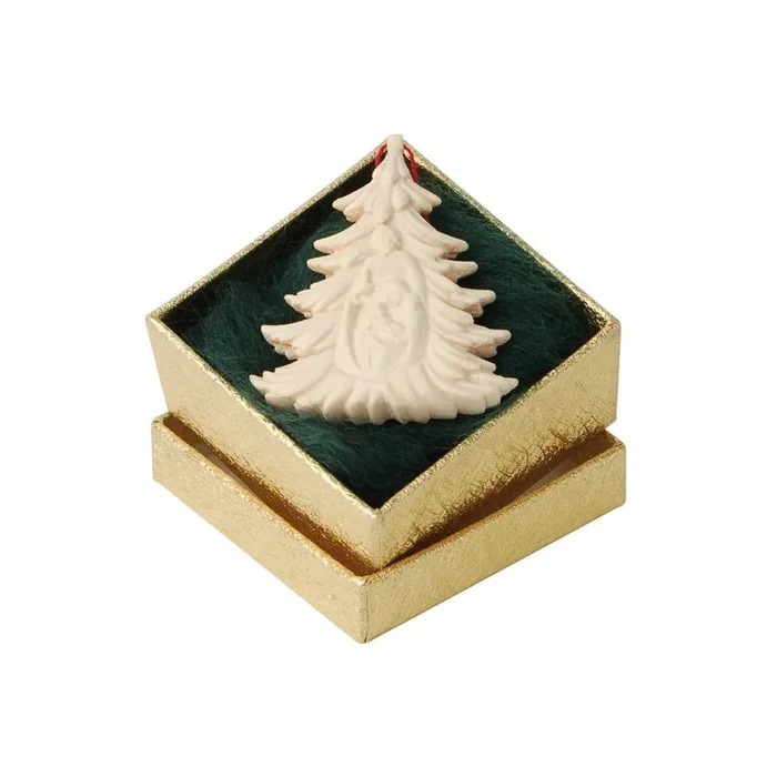 Baumbehang Christbaum mit Hl. Familie verpackt