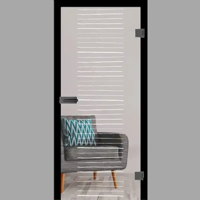 Beam Mattprint – Ganzglastüren / Glastüren mit Zarge Komplettset – Erkelenz