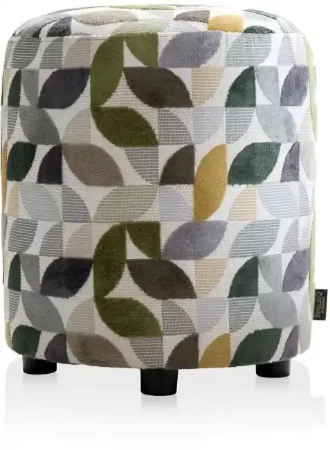 BeautiQ – Elite Hocker – rund 42 cm – Olive