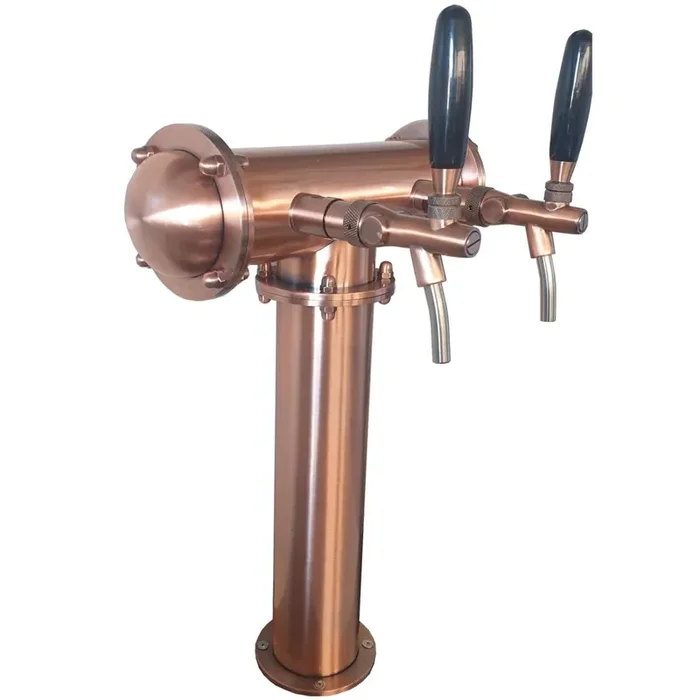 Beer Tower „Mr. T“ Bronze 2 leitig mit Schankhähnen