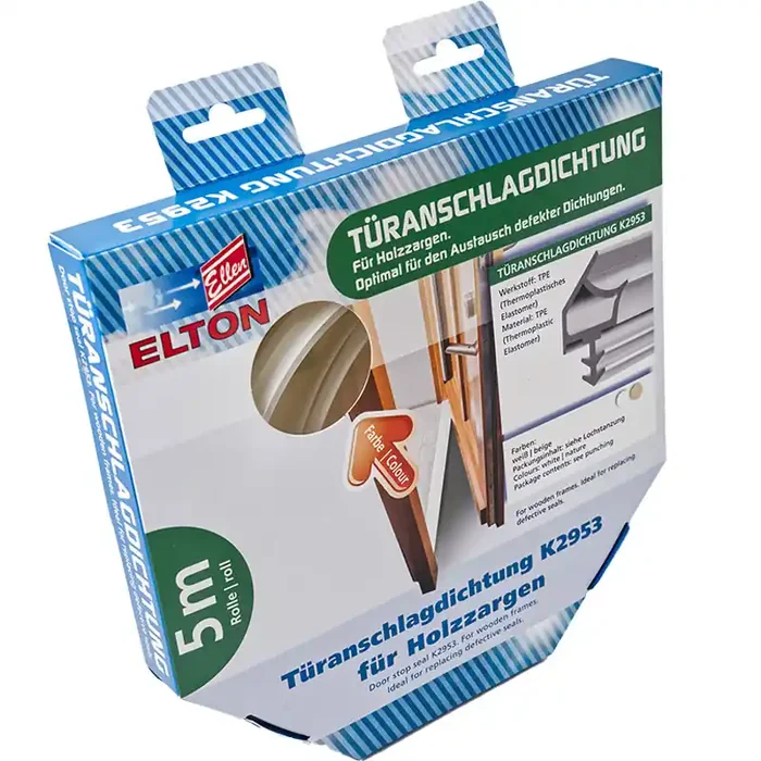 Beige – Dichtgummi für Türen / Türzargen – Meterware 5 m