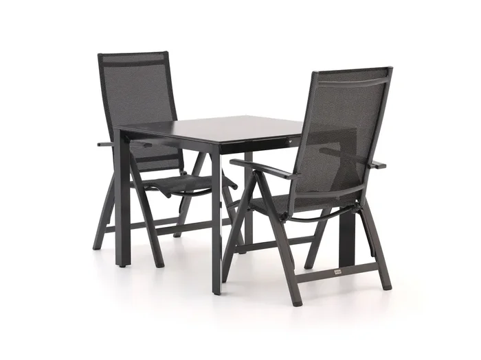 Bellagio Avenza/Sestino 90 cm Gartenmöbel-Set 3-teilig verstelbar