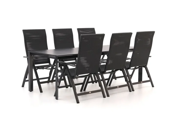 Bellagio Avio/Sestino 220 cm Gartenmöbel-Set 7-Teilig verstelbaar