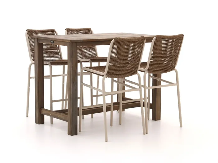 Bellagio Caronia/ROUGH-X 135 cm Gartenbar-Set 5-teilig stapelbar