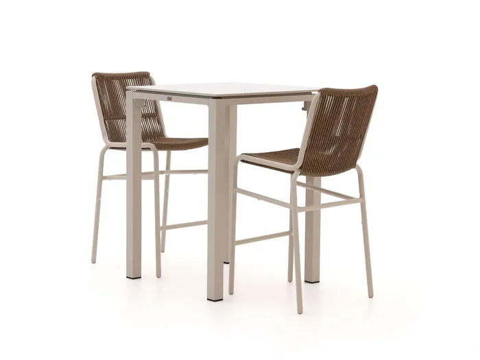 Bellagio Caronia/Trecenta 75 cm Gartenbar-Set 3-teilig stapelbar