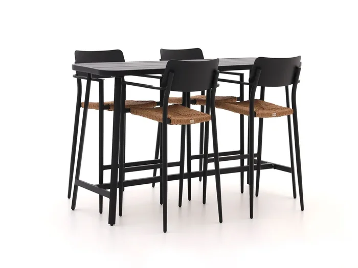 Bellagio Cino 175 cm Gartenbar-Set 5-Teilig Stapelbar