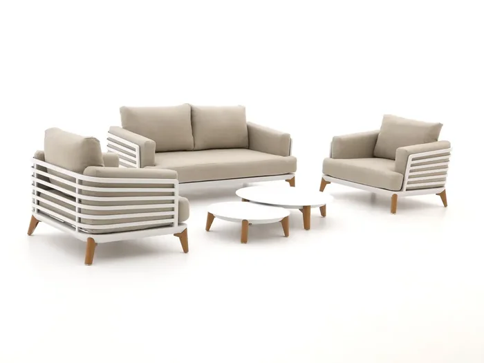 Bellagio Esenta Sessel-Sofa Lounge-Set 5-teilig