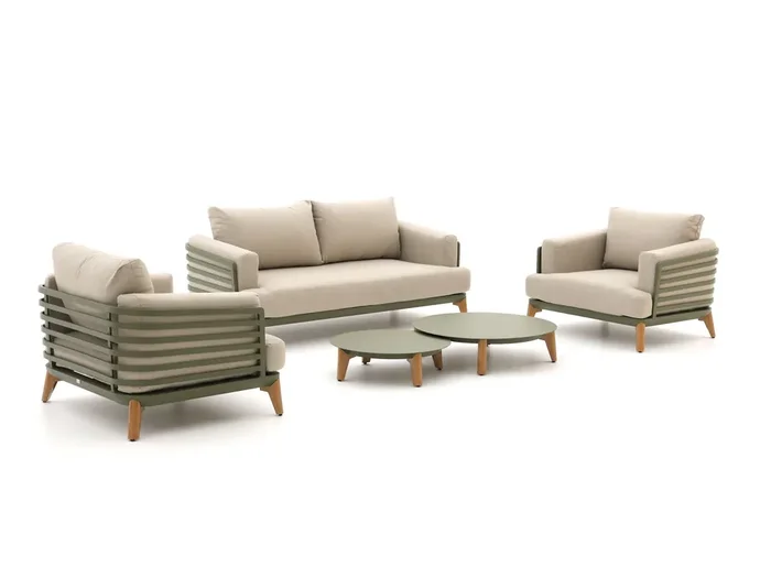 Bellagio Esenta Sessel-Sofa Lounge-Set 5-teilig