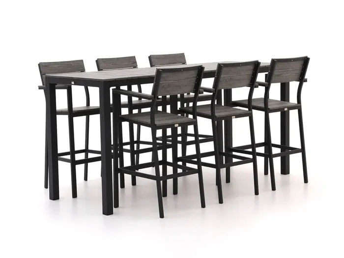 Bellagio Fidenza 220 cm Gartenbar-Set 7-Teilig