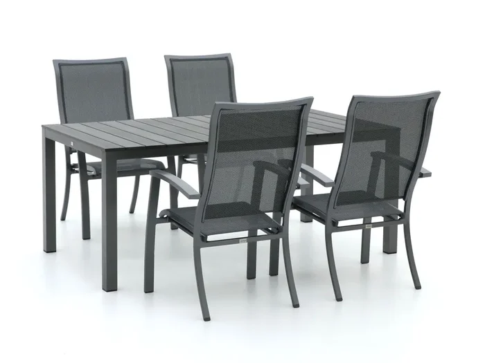 Bellagio Lugo/Fidenza 183 cm Gartenmöbel-Set 5-teilig stapelbar