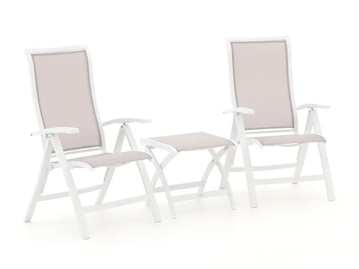 Bellagio Lugo/Pronto Balkonmöbel-Set 3-teilig verstellbar