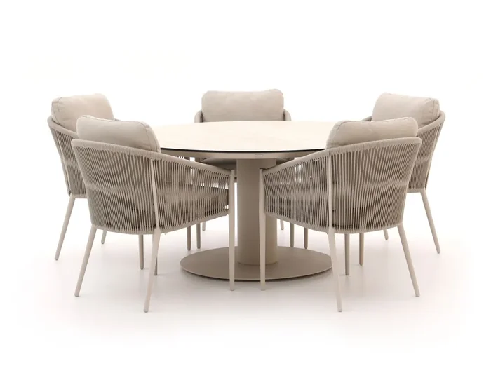 Bellagio Mineo/La Fonte ø 150 cm Gartenmöbel-Set 6-Teilig