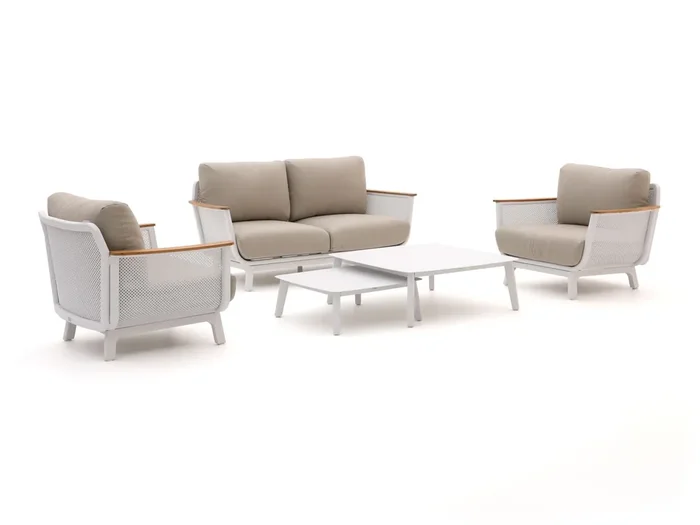 Bellagio Sorico Sessel-Sofa Lounge-Set 4-Sitzer 5-teilig