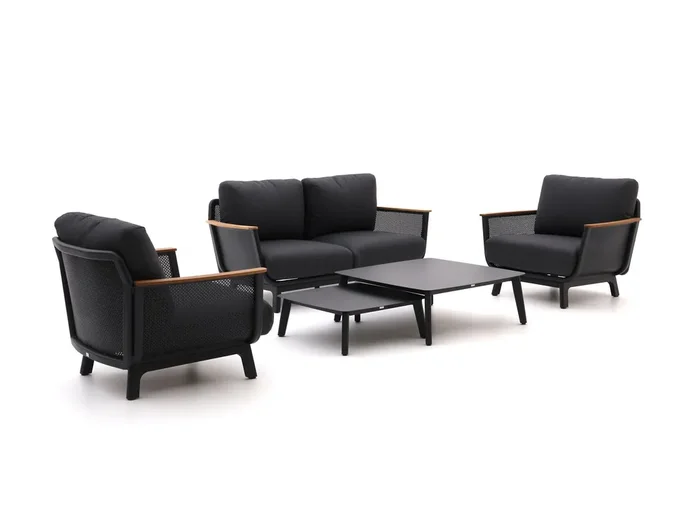 Bellagio Sorico Sessel-Sofa Lounge-Set 4-Sitzer 5-teilig