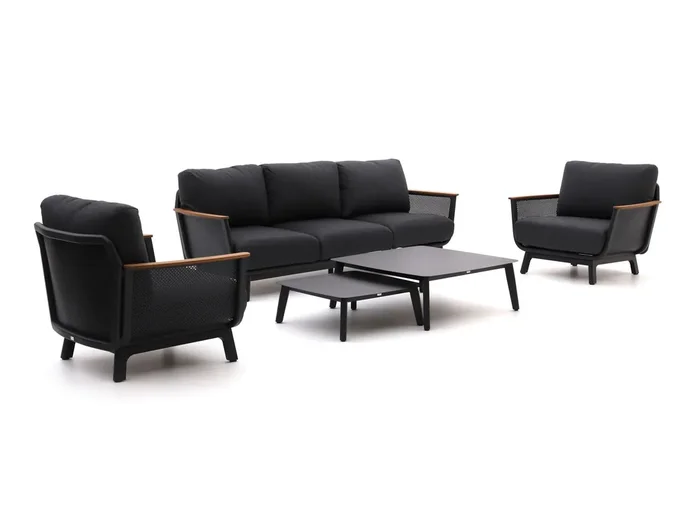 Bellagio Sorico Sessel-Sofa Lounge-Set 5-Sitzer 5-teilig