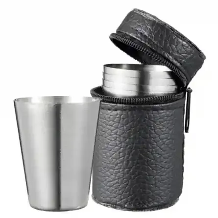 Benny Schnapsglas & Etui, 4-pack