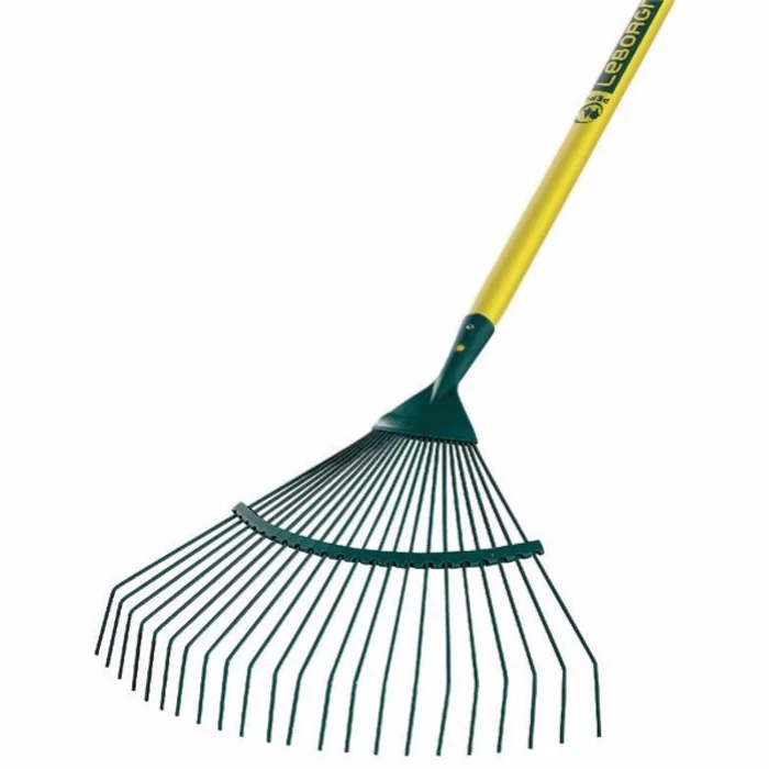 Besen mit runden Drähten, 20 Zinken, Holzstiel Leborgne [Größe 44 cm]