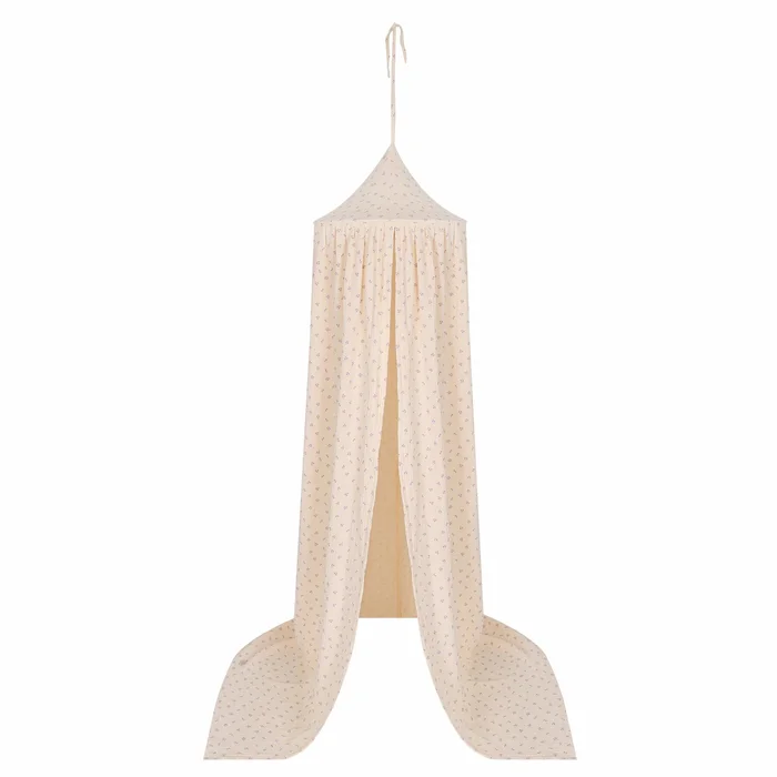 Bettvorhang aus Musselin Moi Mili Purple Forget-me-not